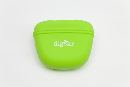 DIGGAR® Snackbeutel, Silikon Futtertasche, Farbe grün