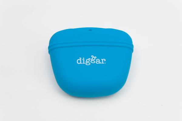 DIGGAR® Snackbeutel, Silikon Futtertasche, Farbe blau