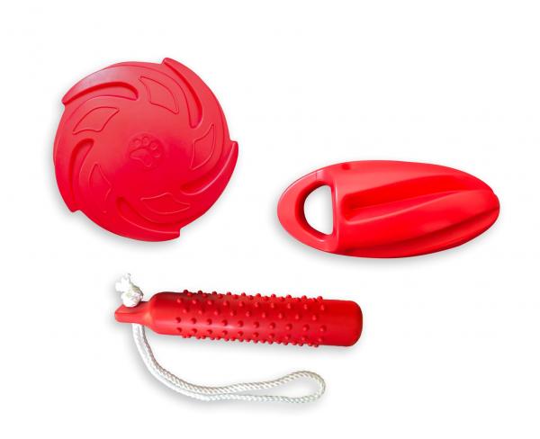 Wurf- und Wasserspielzeug, Frisbee, rot